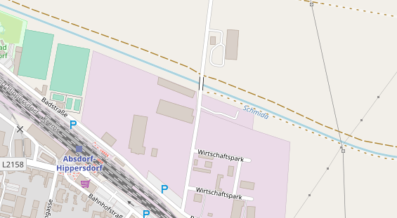 Restaurant auf Karte