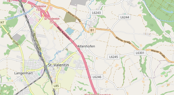 Restaurant auf Karte