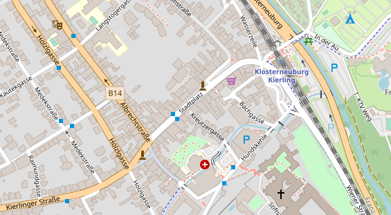 Restaurant auf Karte