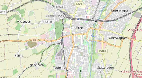 Restaurant auf Karte