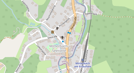 Restaurant auf Karte