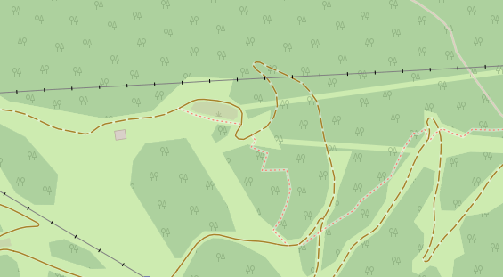 Restaurant auf Karte