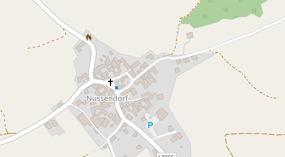 Restaurant auf Karte