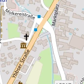 Restaurant auf Karte
