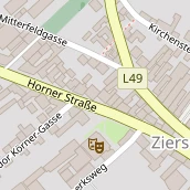 Restaurant auf Karte