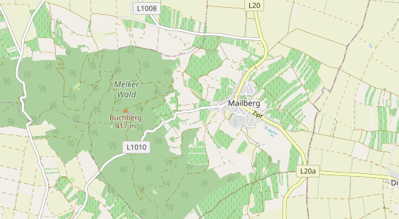 Restaurant auf Karte