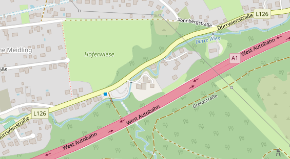 Restaurant auf Karte