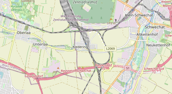 Restaurant auf Karte