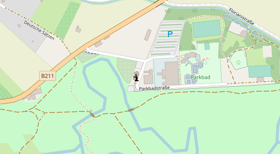 Restaurant auf Karte