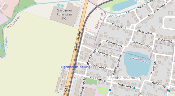 Restaurant auf Karte