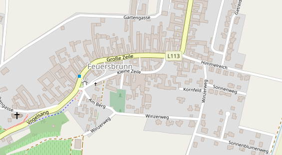 Restaurant auf Karte