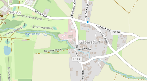 Restaurant auf Karte