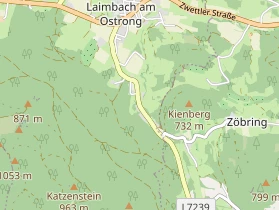 Restaurant auf Karte