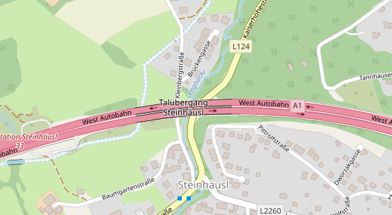 Restaurant auf Karte