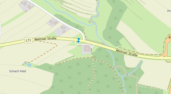 Restaurant auf Karte