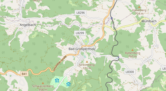 Restaurant auf Karte