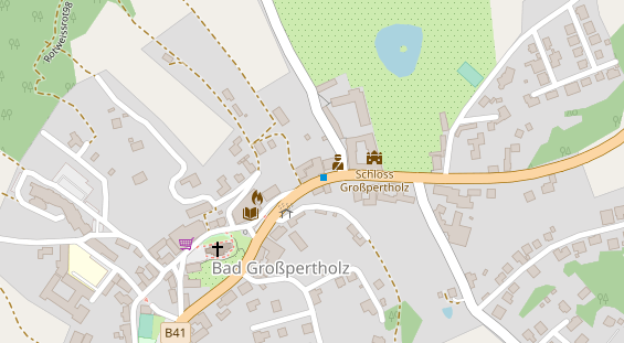 Restaurant auf Karte