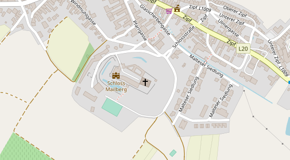 Restaurant auf Karte