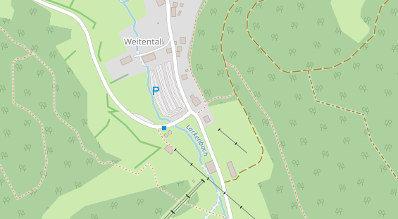 Restaurant auf Karte