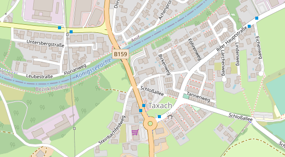 Restaurant auf Karte