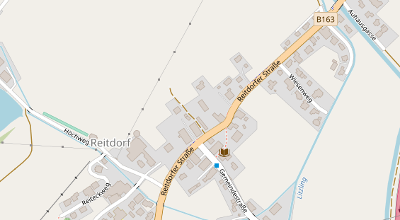 Restaurant auf Karte