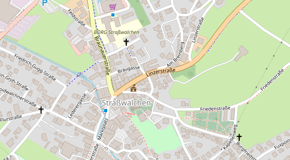 Restaurant auf Karte