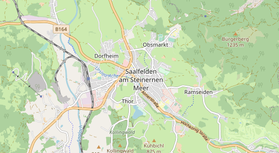 Restaurant auf Karte