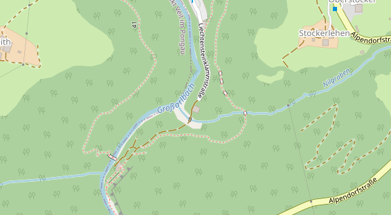 Restaurant auf Karte