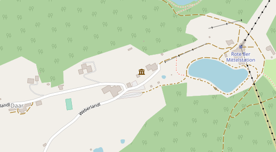 Restaurant auf Karte