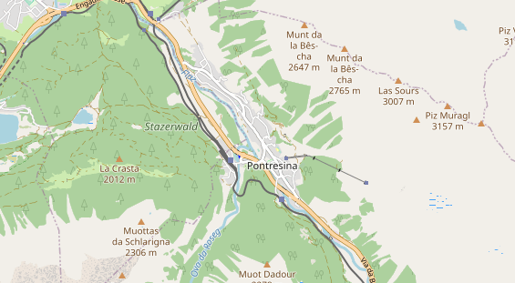 Restaurant auf Karte