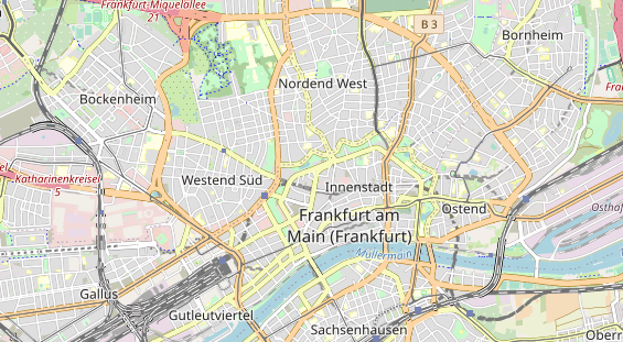 Restaurant auf Karte