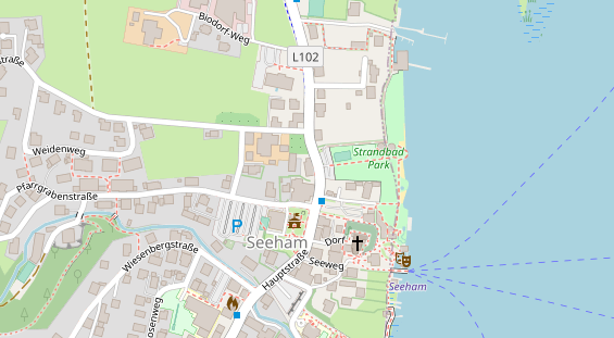 Restaurant auf Karte