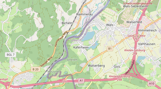 Restaurant auf Karte