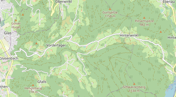 Restaurant auf Karte