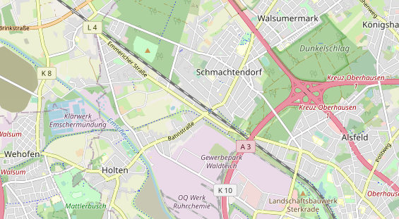 Restaurant auf Karte