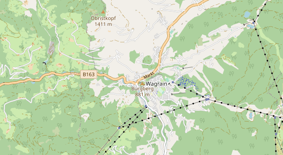 Restaurant auf Karte