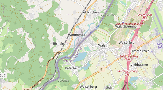 Restaurant auf Karte