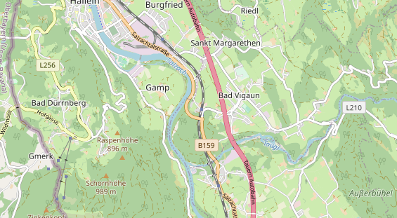 Restaurant auf Karte