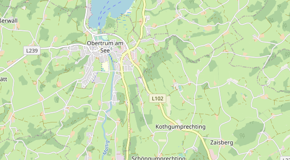 Restaurant auf Karte