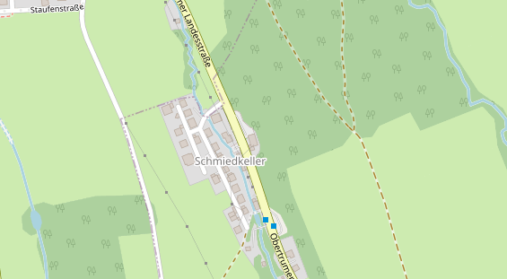 Restaurant auf Karte