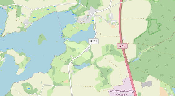 Restaurant auf Karte