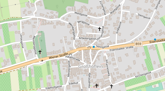 Restaurant auf Karte