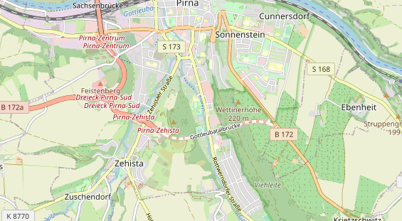 Restaurant auf Karte