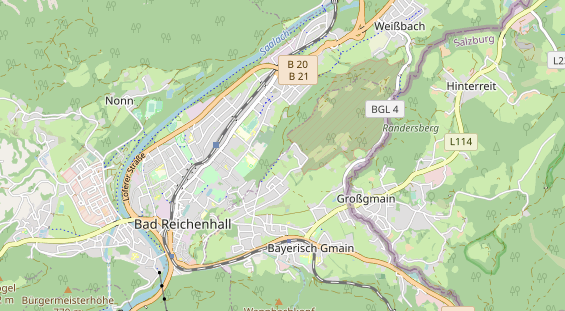 Restaurant auf Karte