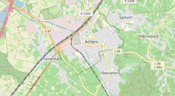 Restaurant auf Karte