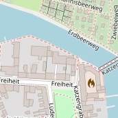 Restaurant auf Karte