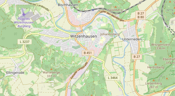 Restaurant auf Karte