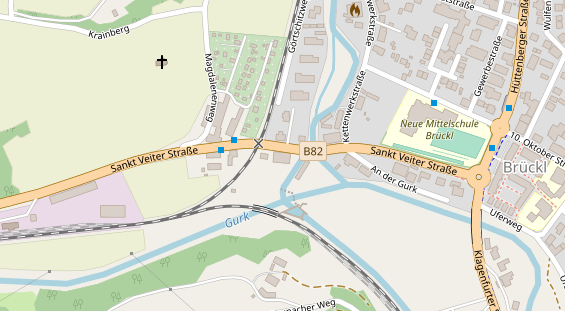 Restaurant auf Karte