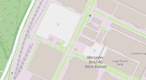 Restaurant auf Karte