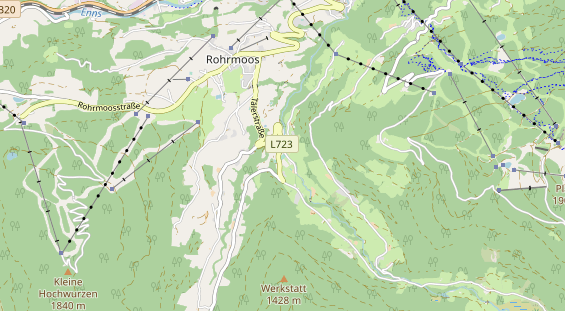 Restaurant auf Karte